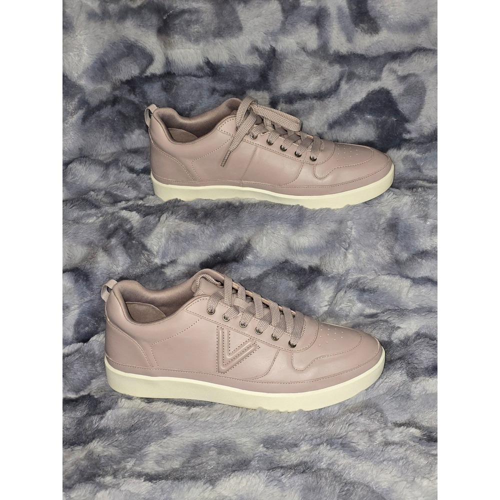 NWB Vionic Elise Wide Magnolia Dusk Leather Sneakers Womens Size‎ 10